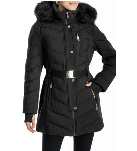 michael kors winter long coat|michael kors winter coats women's.